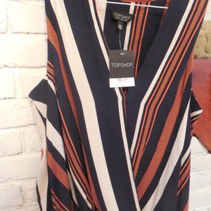 Top Shop Striped Blouse